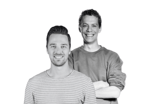 Profielfoto's van Eric (L) en Mike (R)