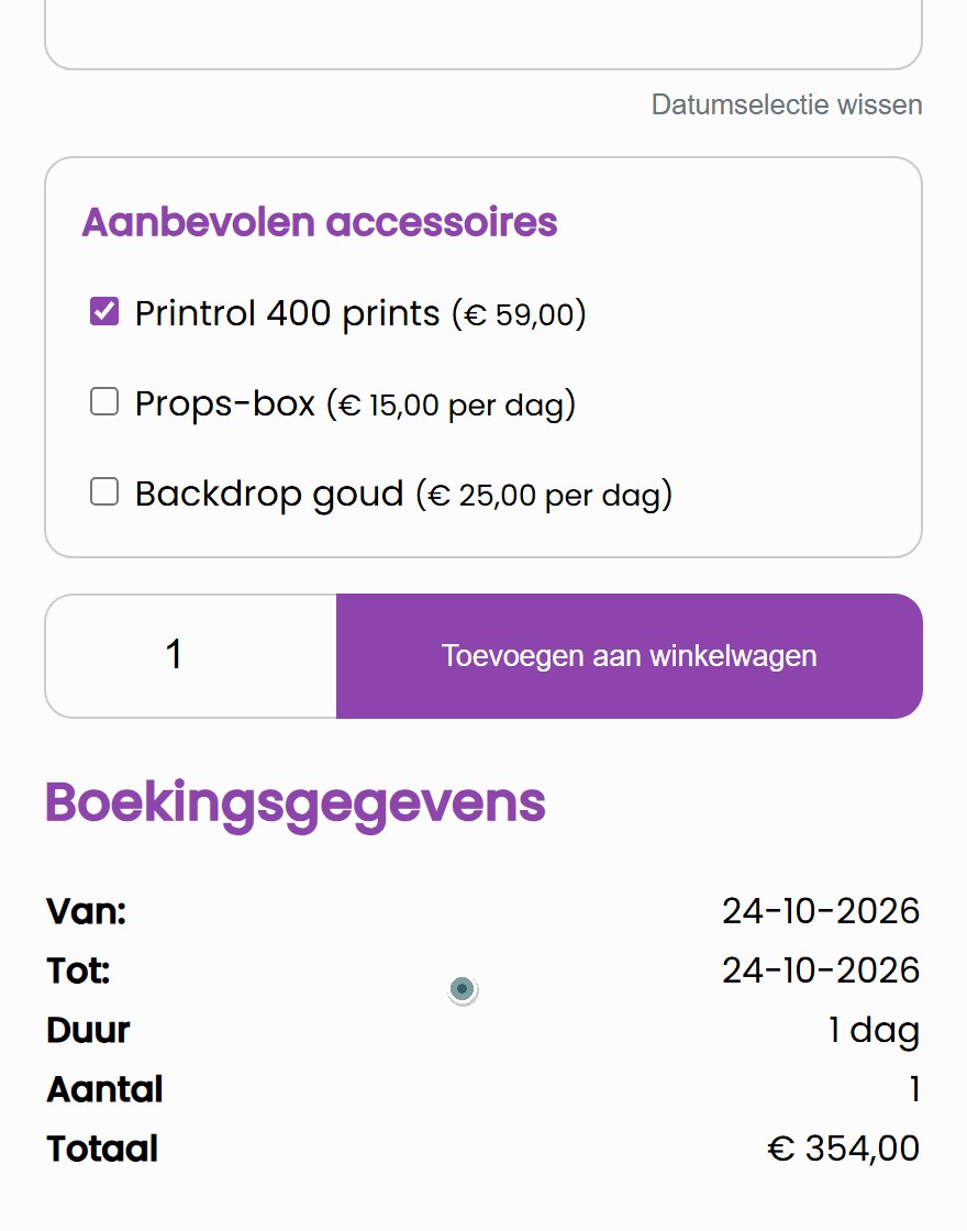 photoboothverhuur vol nl stil Kalender van de spiegel-photobooth: zaterdag 10 en 17 oktober zijn volgeboekt en niet te kiezen, de klant kiest 24 oktober